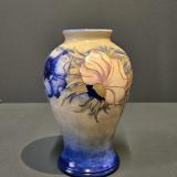 Antique Early Anemone Salt Glazed Vase at Sturmans Antiques Moorcroft for sale