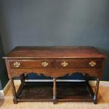 Antique George II Oak Open Pot Board Dresser at Sturmans Antiques furniture for sale