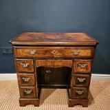 Antique George I Walnut Kneehole Desk at Sturmans Antiques furniture for sale