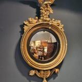 Antique Regency Convex Mirror at Sturmans Antiques mirror for sale 