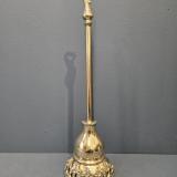 Antique Superb Early Victorian Weighted Brass Door Stop at Sturmans Antiques metalware for sale