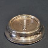 Antique Edwardian Silver Desk Top Thermometer by Joseph Gloster of Birmingham at Sturmans Antiques thermometer for sale