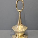 Antique Early Victorian Brass Door Stop at Sturmans Antiques metalware for sale