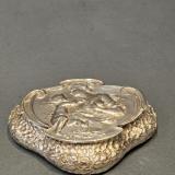 Antique Superb Victorian Planished Silver Box at Sturmans Antiques silver for sale