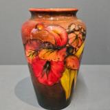 Antique Moorcroft Orchid Flambé Vase at Sturmans Antiques Moorcroft for sale