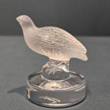 Lalique Grouse Paper Weight at Sturmans Antiques Lalique for sale
