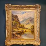 Antique Henry Hillier Parker Oil on Canvas 'Loch Etive' Painting at Sturmans Antiques painting for sale