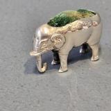 Antique Edwardian Silver Elephant Pin Cushion Adie & Lovekin of Birmingham at Sturmans Antiques silver for sale