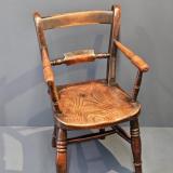 Antique Early Victorian Ash and Elm Child's Chair at Sturmans Antiques furniture for sale