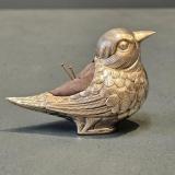 Silver Chick Pin Cushion at Sturmans Antiques silver for sale