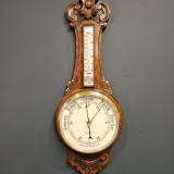 Antique Victorian 10" Dial Richardson of Darlington Banjo Barometer at Sturmans Antiques barometer for sale