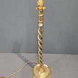 Antique Victorian Brass Barley Twist Lamp at Sturmans Antiques lighting for sale