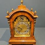 Antique Victorian Oak Quarter Striking Bracket Clock at Sturmans Antiques clock for sale