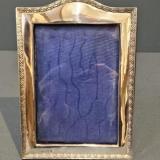 Antique Embossed Arched Top Silver Photo Frame at Sturmans Antiques frames for sale