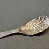 Antique Georgian Dublin Silver Caddy Spoon at Sturmans Antiques silver for sale 