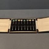 Antique Silver Four Nations Cocktail Sticks at Sturmans Antiques Silver for sale 