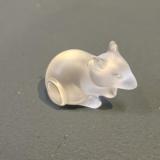 Antique Rare Lalique Opalescent Mouse at Sturmans Antiques Lalique for sale