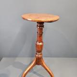 Antique George III Oak Candle or Wine Table at Sturmans Antiques furniture for sale