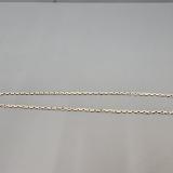 Antique George V Silver 28" Fob Chain by Hubert Hall of Birmingham at Sturmans Antiques silver for sale