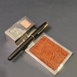 Antique Superb Silver Stamp and Pen Stand at Sturmans Antiques Silver for sale