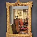 Antique Large Victorian Timber Gilt Mirror at Sturmans Antiques mirror for sale 