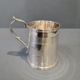 Antique Early Victorian Silver Mug at Sturmans Antiques silver for sale