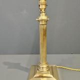 Antique Edwardian Brass Table Lamp at Sturmans Antiques lighting for sale 