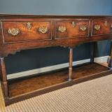 Antique George II Oak Open Pot Board Dresser at Sturmans Antiques furniture for sale