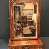 Antique George II Walnut Toilet Mirror at Sturmans Antiques mirror for sale