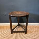 Antique Primitive Welsh Oak Cricket Table at Sturmans Antiques furniture for sale