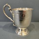 Antique Fine Quality Mid Victorian Silver Mug by John, Edward & Walter Barnard of London  at Sturmans Antiques silver for sale