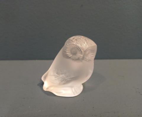 Lalique Opalescent Owl at Sturmans Antiques Lalique for sale