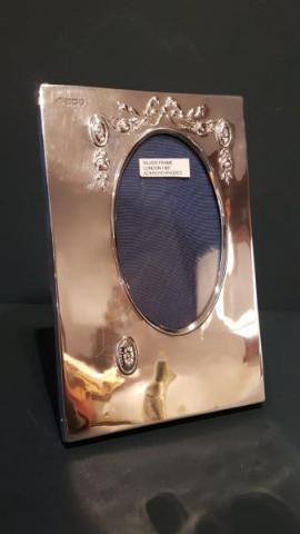 Antique Edwardian Silver Photo Frame by Ackroyd Rhodes of London