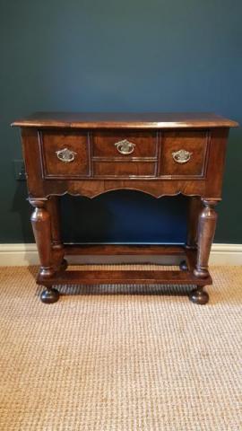 Antique Small George I Walnut Side Table