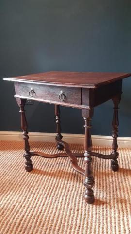 Antique George I Oak Side Table