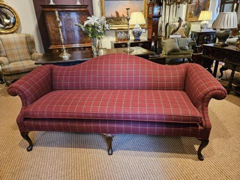Antique chairs Victorian Three Seater Swept Back Sofa