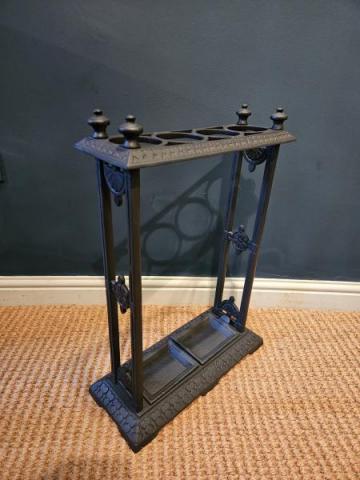 Antique Victorian Cast Iron Stick Stand