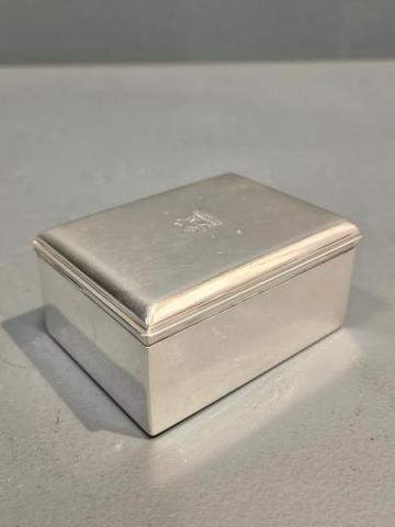 Antique George III Country House Silver Table Box by Thomas Whitehead of London