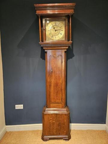 Antique Haythornwaite Kirkby Lonsdale Oak Longcase Clock