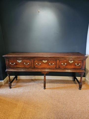 Antique Furniture George III Oak Country House Dresser