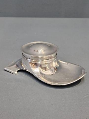 Antique Sampson Mordan Silver Ring Box with Trinket Tray