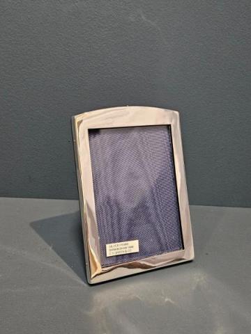 Silver Arched Top Photo Frame by C.S.Green of Birmingham at Sturmans Antiques photo frame for sale