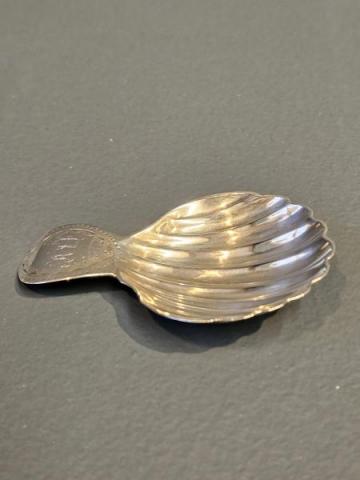 Antique Silver Caddy Spoon by Thomas Wilkes Barker of London