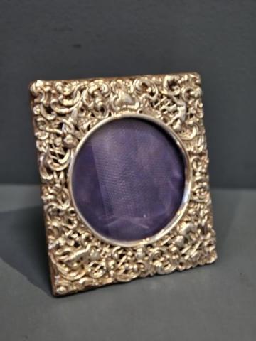 Antique Chester Silver Photo Frame by William Comyns of Chester