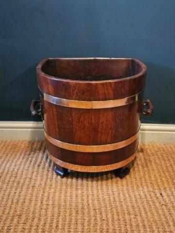 Antique Victorian Country House Log Bin