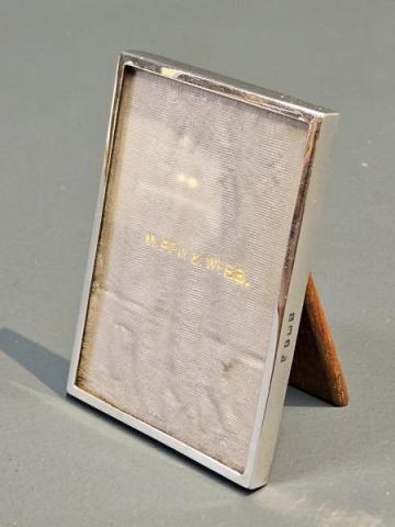 Antique Small Silver Photo Frame by William Neale of Birmingham
