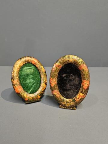 Antique Pair of Kashmiri Photo Frames at Sturmans Antiques photo frame for sale