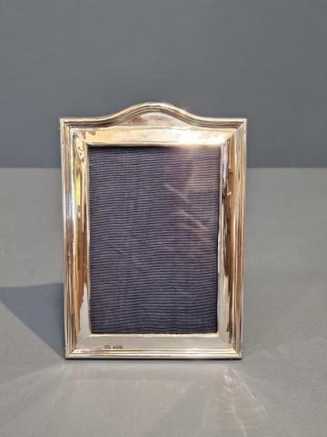 Antique Victorian Silver Arched Top Photo Frame by Mapin & Webb of Birmingham