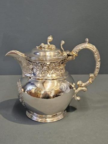 Antique Superb William IV 27oz Silver Wine Jug by Mitchell & Sons of Glasgow