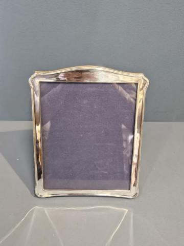 Antique Large Silver Portrait Photo Frame by Walker and Hall of Birmingham 